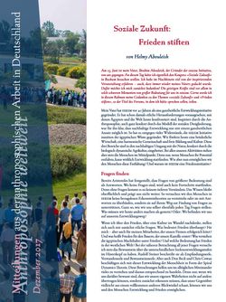 Mitteilungen aus der anthroposophischen Arbeit in Deutschland