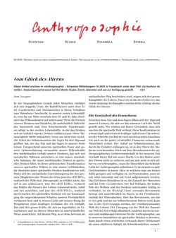 Antroposofia Svizzera – marzo 2026