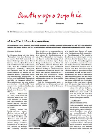 Schweizer Mitteilung