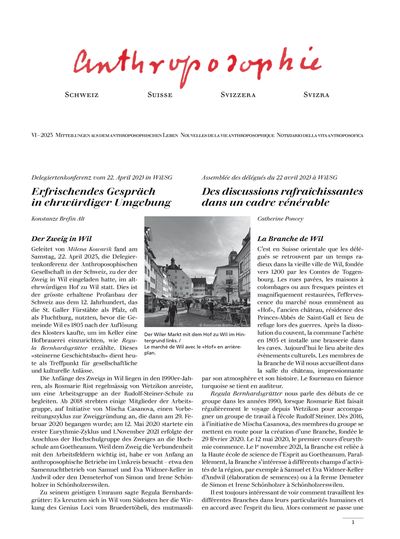 Anthroposophy Switzerland – June 2023
