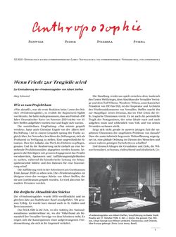 Antroposofia Svizzera – dicembre 2025