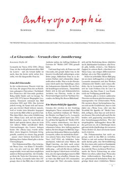 Antroposofia Svizzera – luglio/agosto 2025