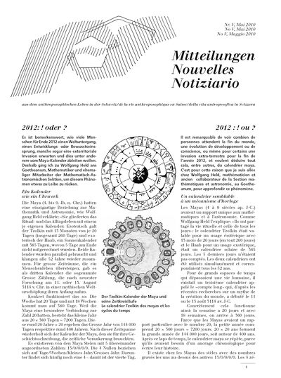 Schweizer Mitteilungen - Mai 2010