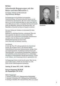 Schenkende Begegnungen mit der Natur und dem Menschen